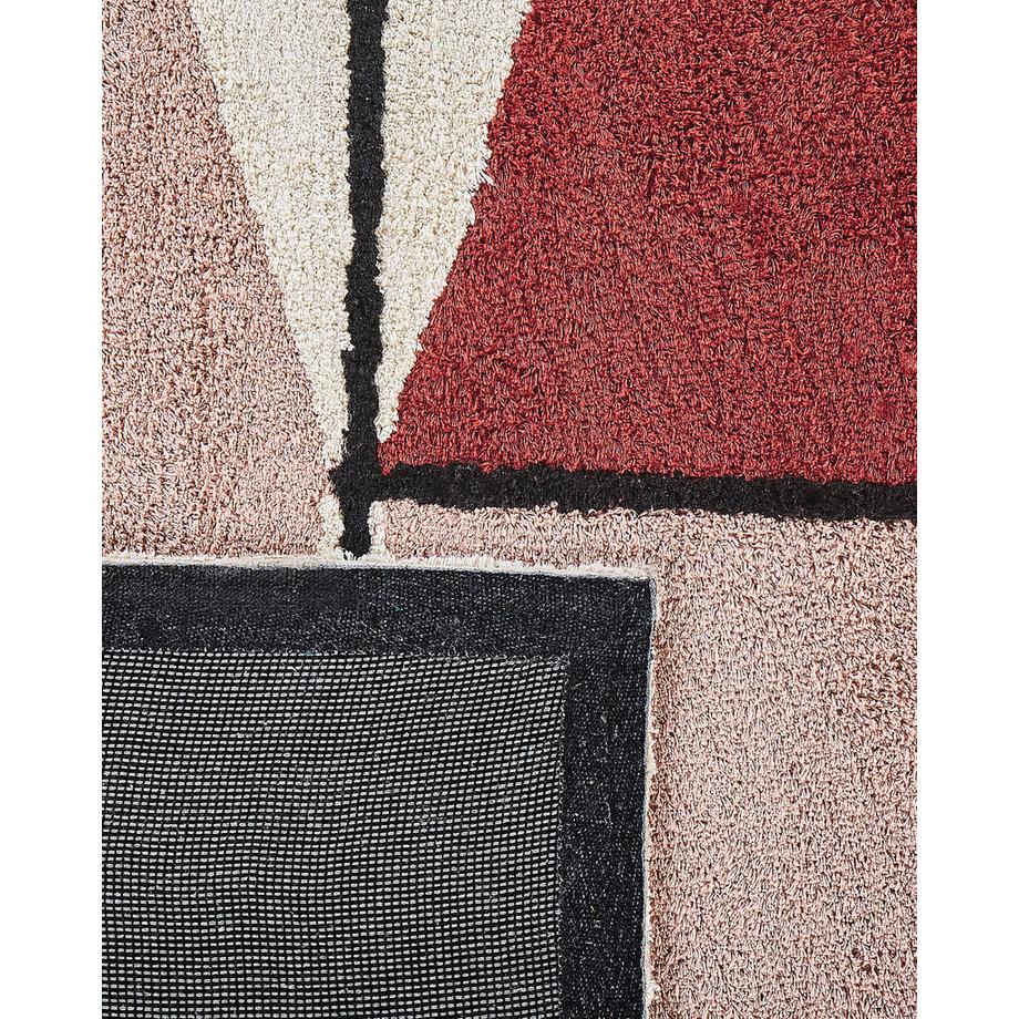 Beliani Tapis en Coton Moderne PURNIA  