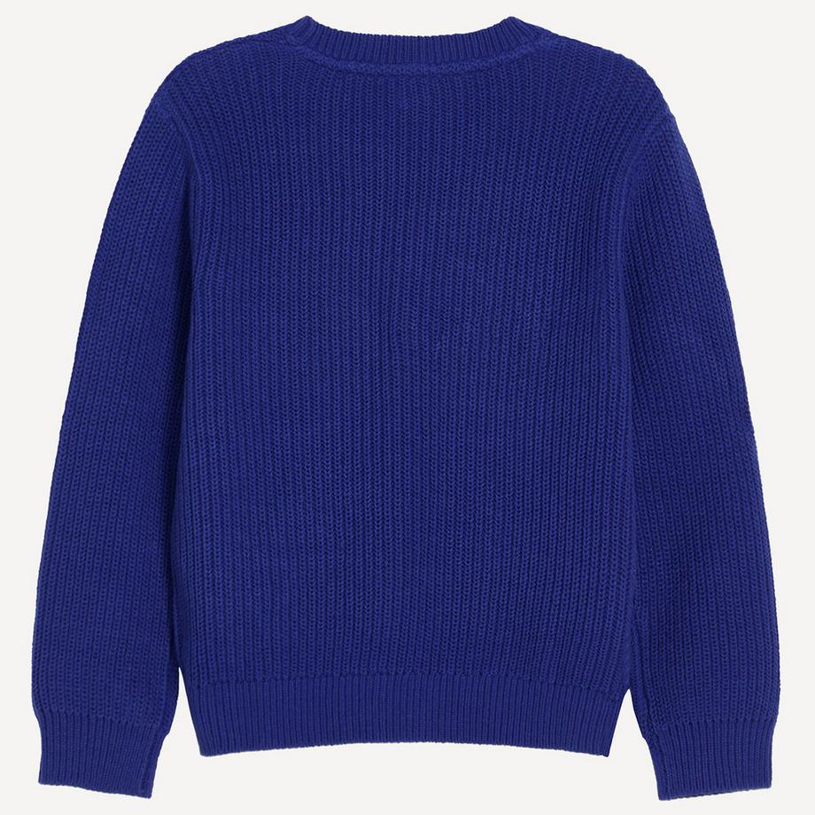La Redoute Collections  Pull col rond en maille côtelée 