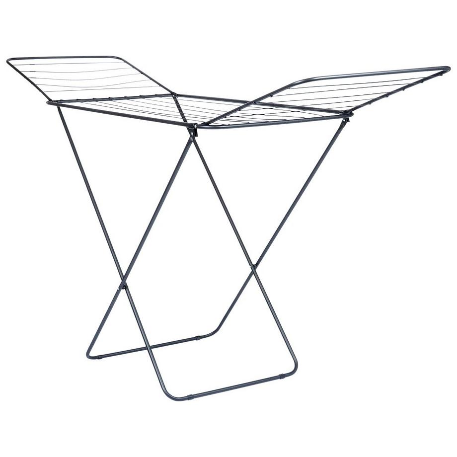 B2X  Étendoir extensible intérieur/extérieur en métal noir 