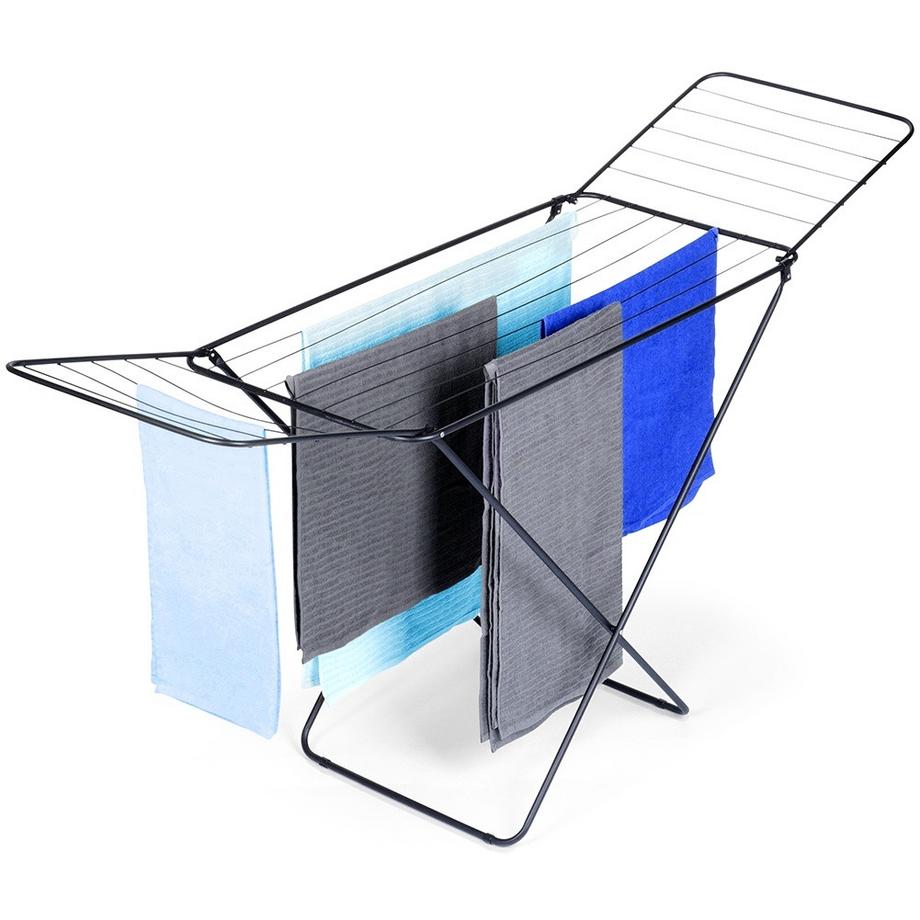 B2X  Étendoir extensible intérieur/extérieur en métal noir 