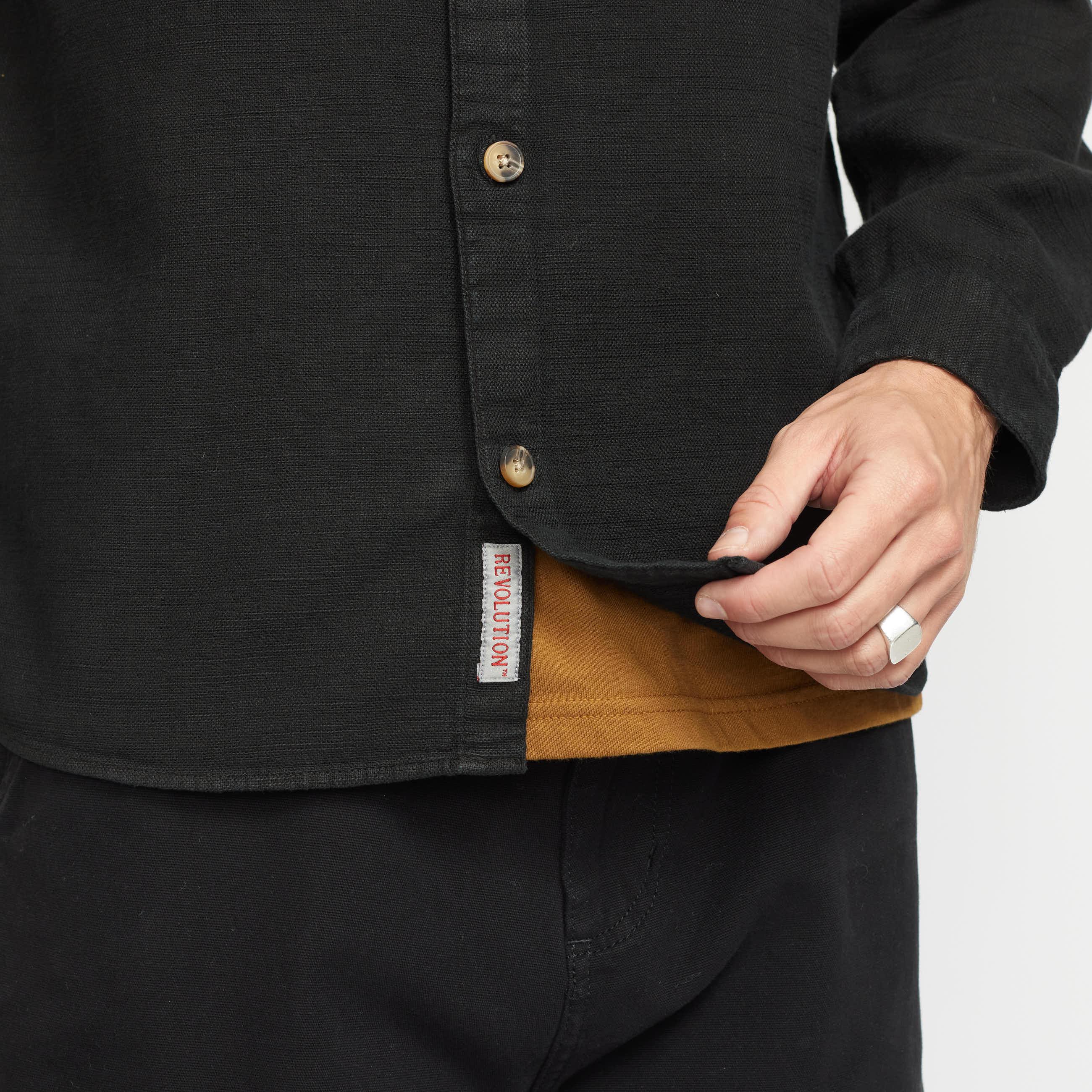 Revolution Camicia Casual Maniche Lunghe  