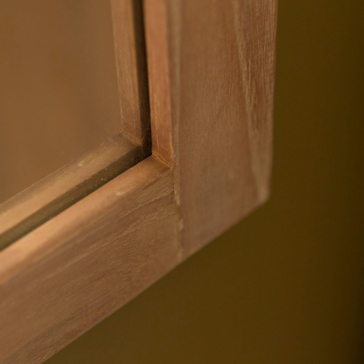 Tikamoon Miroir en Teck 100x50 cm Bahya  