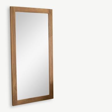 Spiegel aus massivem Teak 100x50 cm Bahya