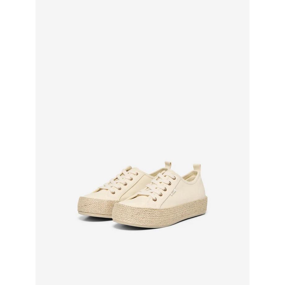 ONLY Ida-1 Canvas Sneakers mit Espadrillesohle  
