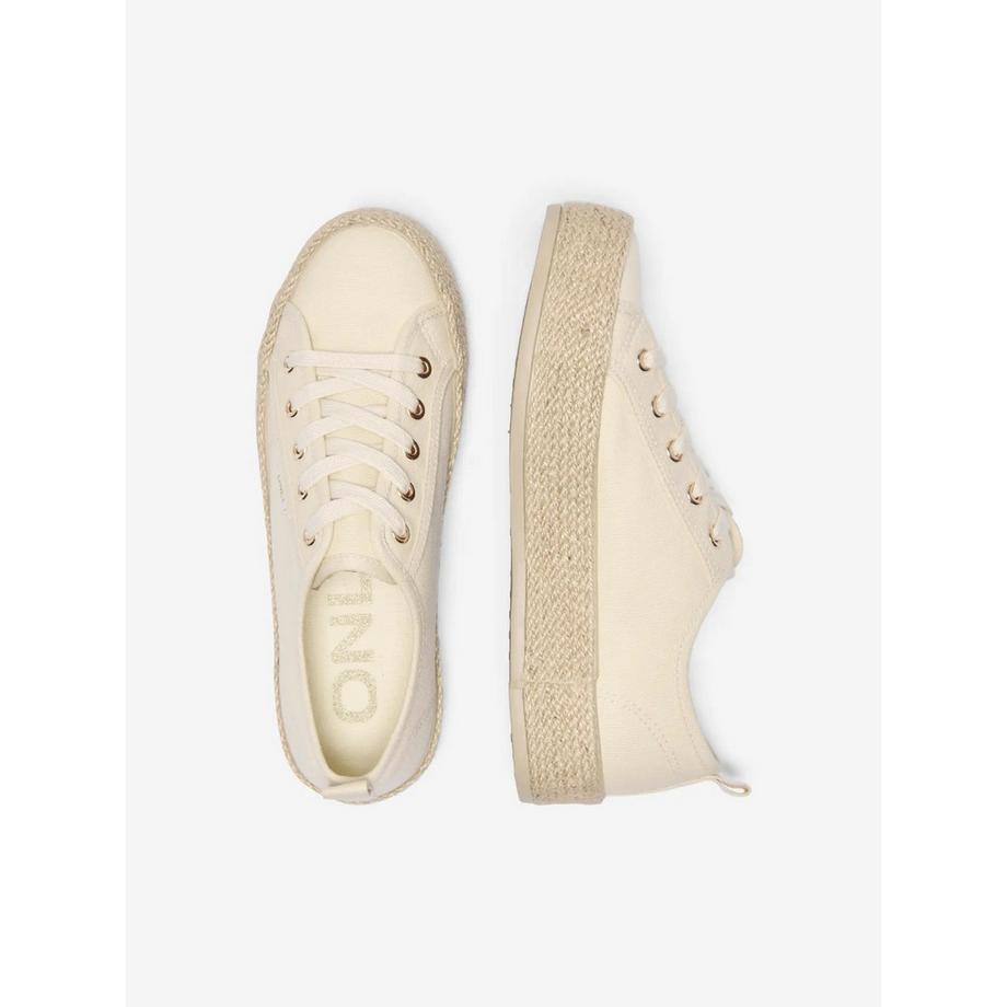 ONLY Ida-1 Canvas Sneakers mit Espadrillesohle  