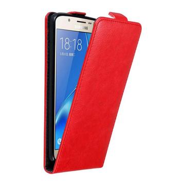 Housse compatible avec Samsung Galaxy J7 2016 - Coque de protection au design flip avec fermeture magnétique