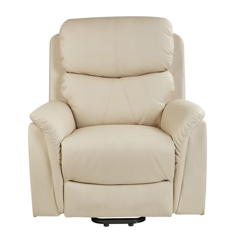 Beliani Sedia reclinabile elettrica en Ecopelle vegana Moderno GLORIE  