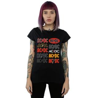 AC/DC ACDC Logo Stampa T-Shirt  