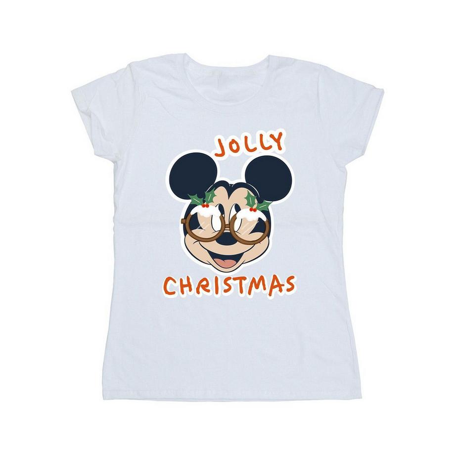 Disney Mickey Mouse Jolly Christmas T-shirt stampata  