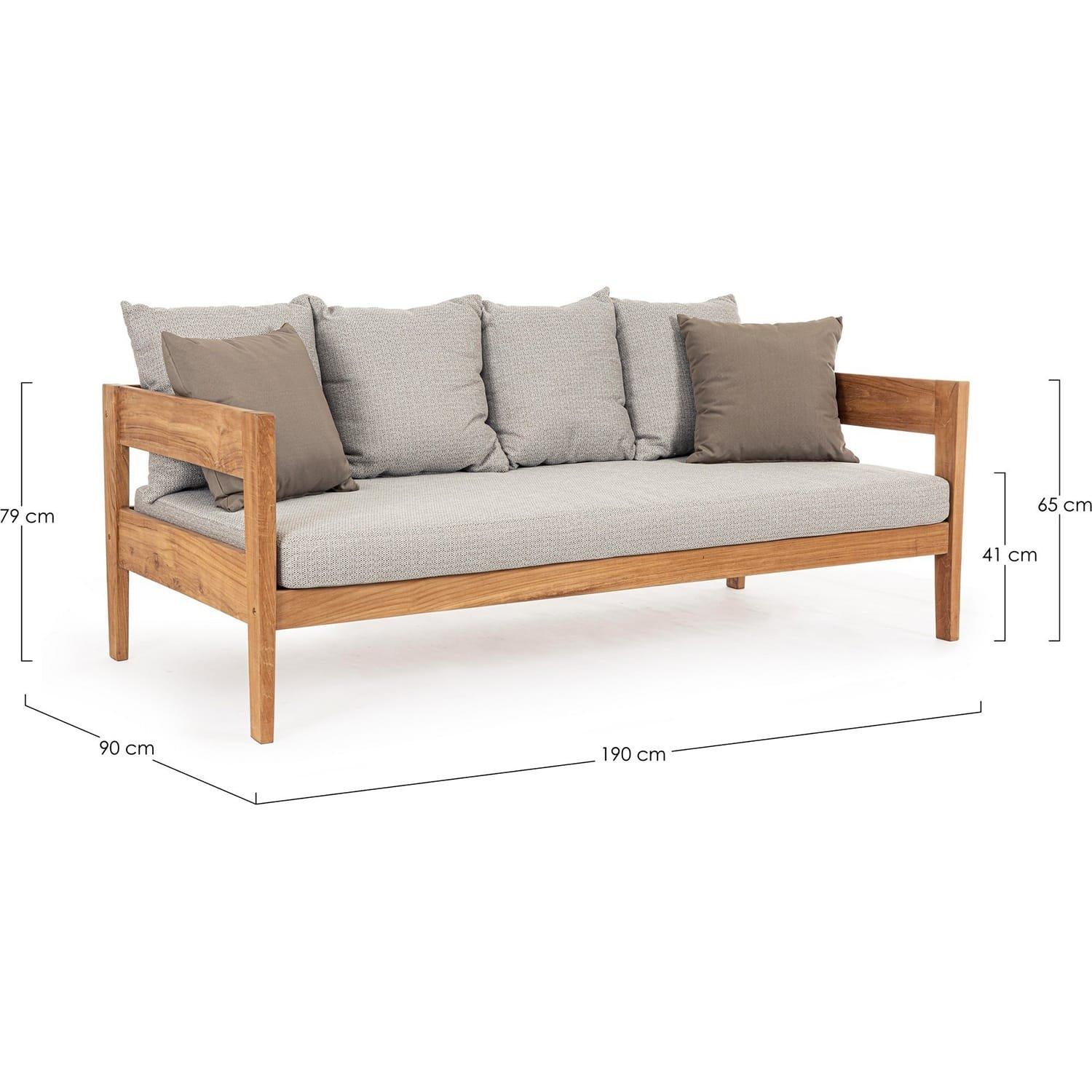 mutoni Gartensofa Kobo natur  