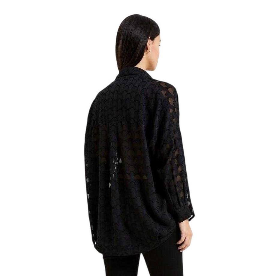 FRENCH CONNECTION  Camicia Burnout Manica Lunga 