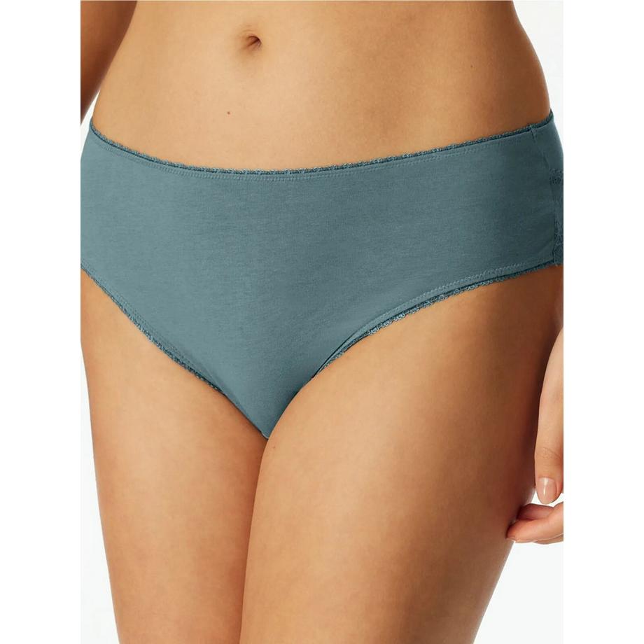 Schiesser Slip brésilien avec bordure en dentelle  
