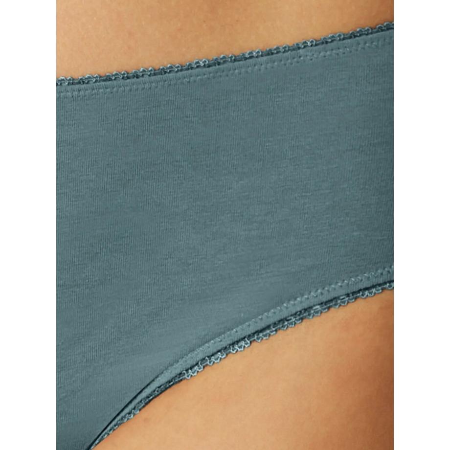 Schiesser Slip brésilien avec bordure en dentelle  