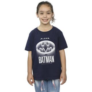 DC COMICS  The Flash Batman White Logo TShirt 