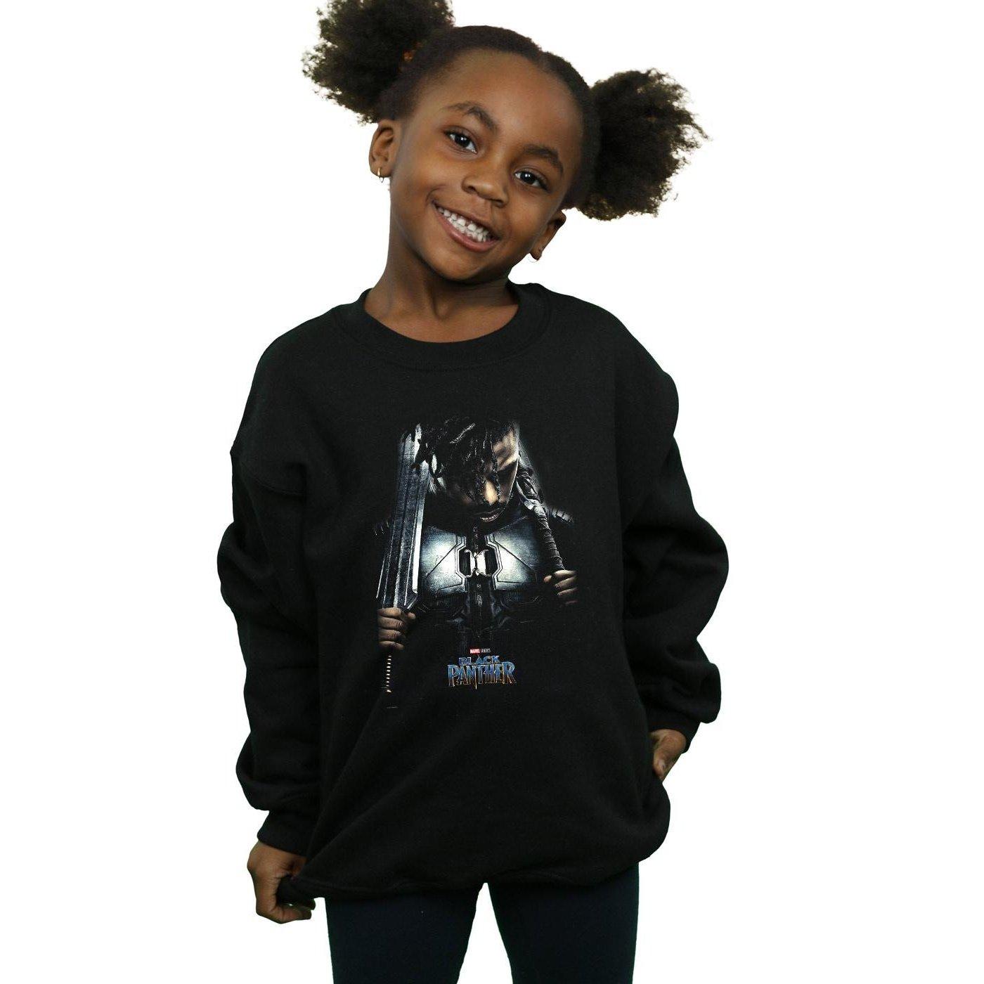 MARVEL  Black Panther Killmonger Poster Sweatshirt 