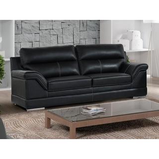 Vente-unique Ledersofa 3Sitzer Büffelleder MONIKA  
