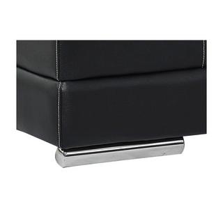 Vente-unique Ledersofa 3Sitzer Büffelleder MONIKA  