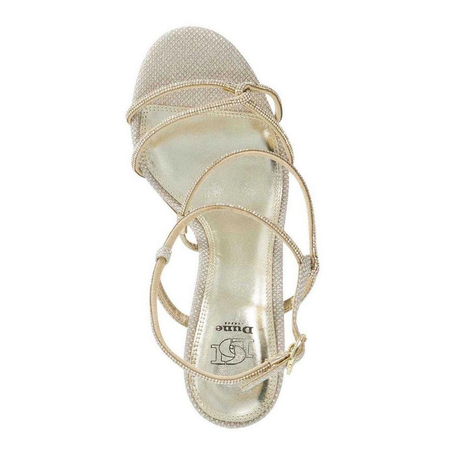 Dune London Milos Sandalen mit Trägern und Absatz  