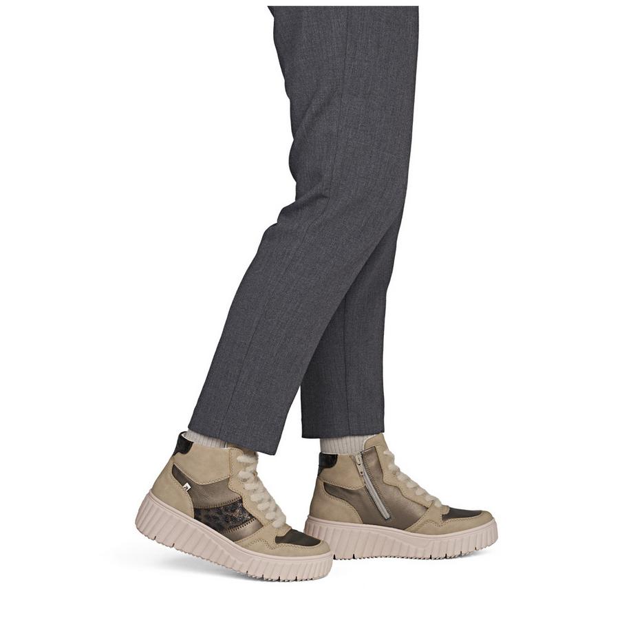 Rieker Sneaker alta con suola a piattaforma  
