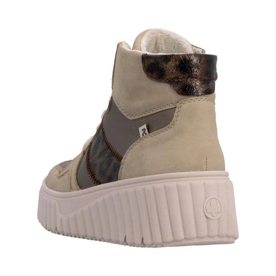 Rieker Sneaker alta con suola a piattaforma  