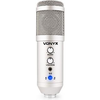 Vonyx  CMS320T USB-Mikrofon, Tischarm, Popfilter, silber 