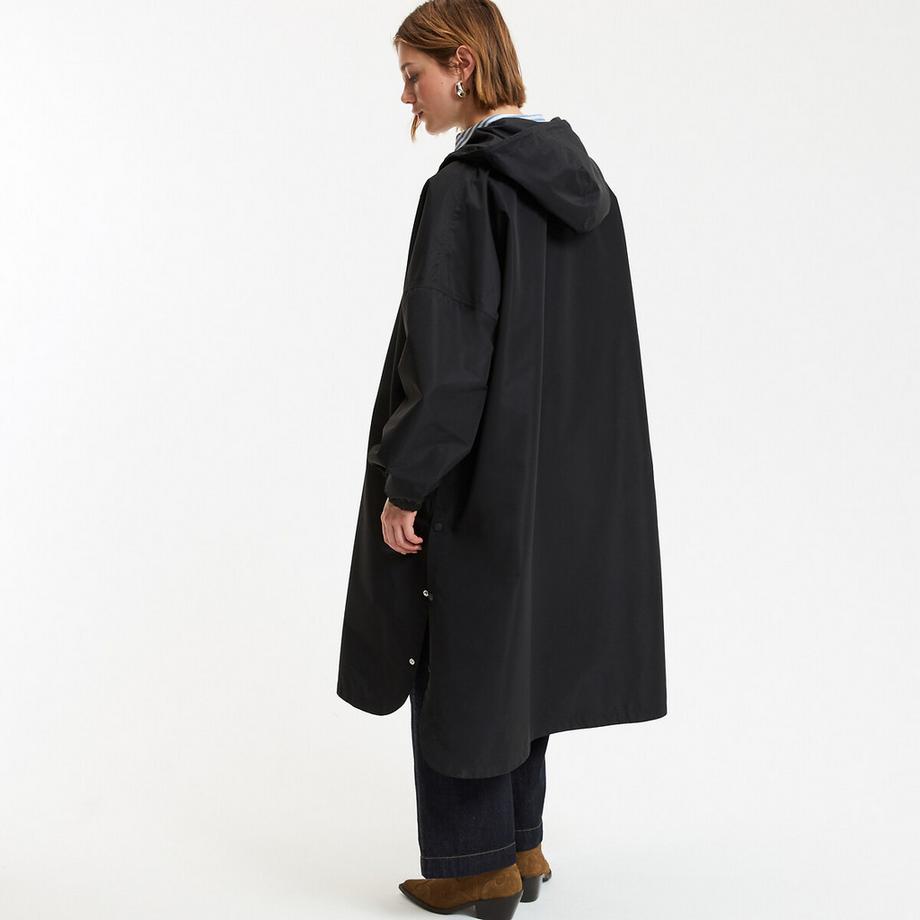 La Redoute Collections Oversize Maxi Long Windbreaker mit Kapuze  