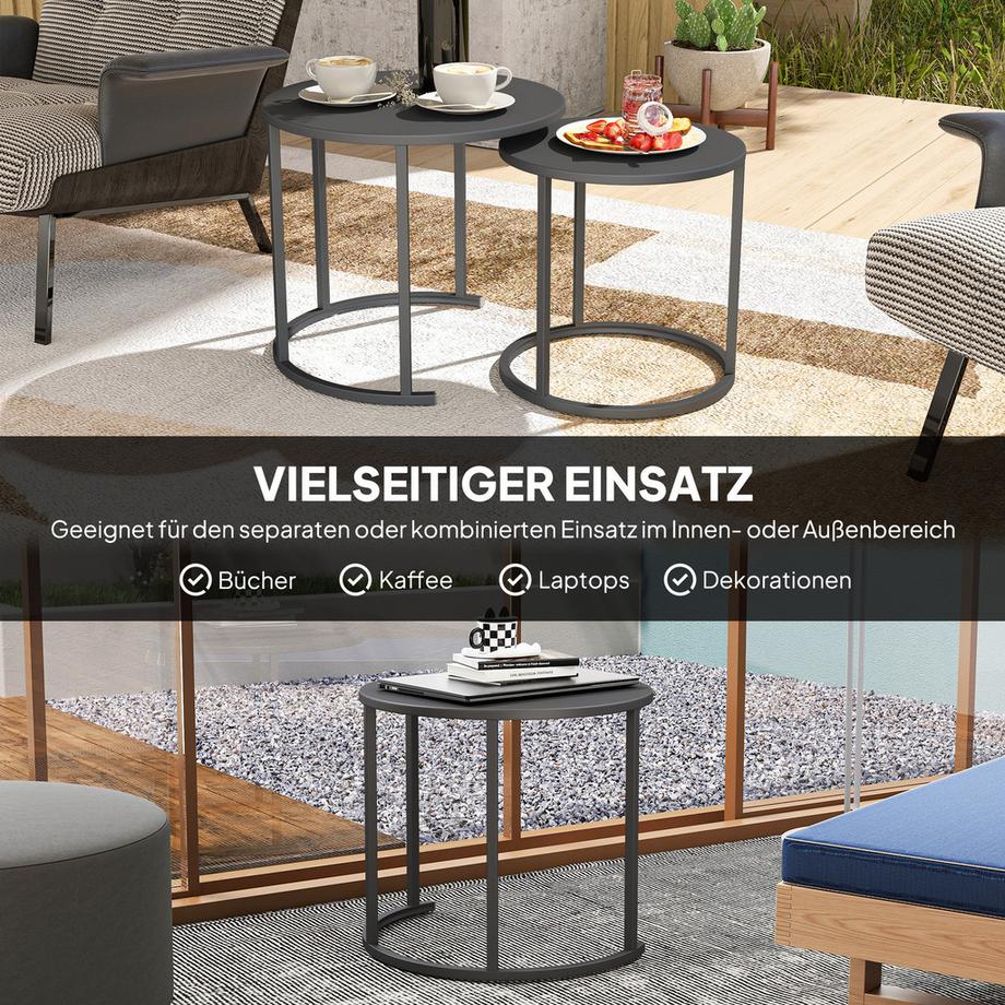 Outsunny Gartentisch Set  