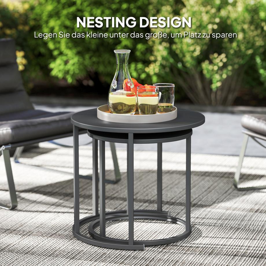 Outsunny Gartentisch Set  