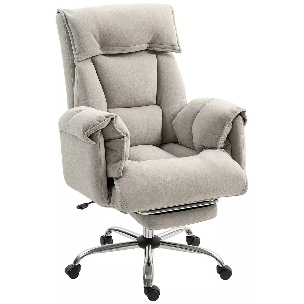 HOMCOM - chaise de bureau, One Size, Gris