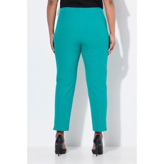 Ulla Popken Pantaloni 7/8 Gamba Slim Vita Elastica  