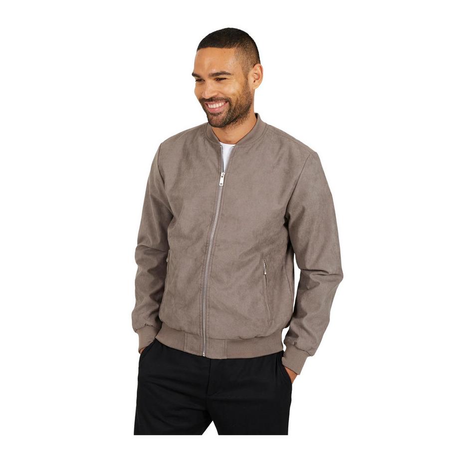 Bomber Camoscio Sintetico