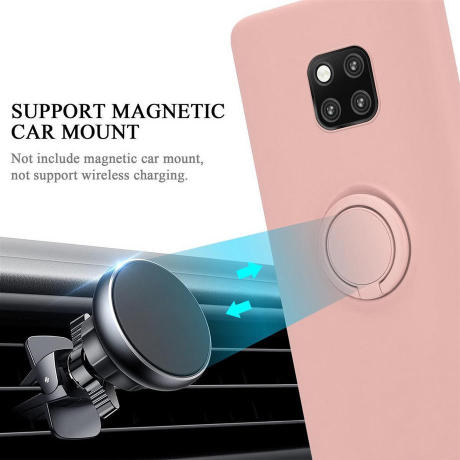 Cadorabo  Hülle für Huawei MATE 20 PRO TPU Silikon mit Ring Liquid 