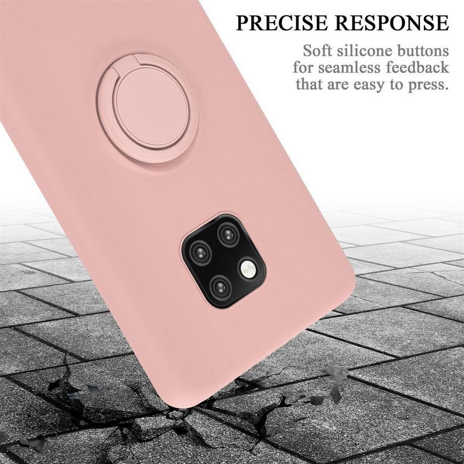Cadorabo  Hülle für Huawei MATE 20 PRO TPU Silikon mit Ring Liquid 