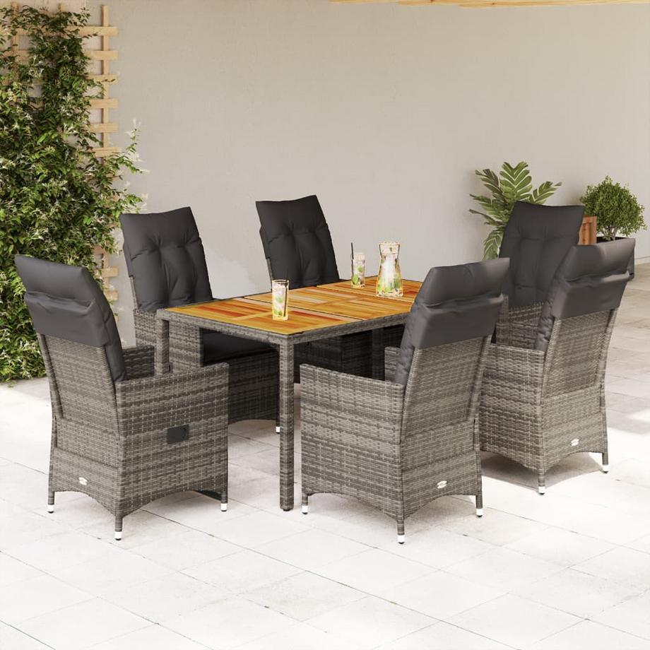 VidaXL Garten essgruppe poly-rattan  