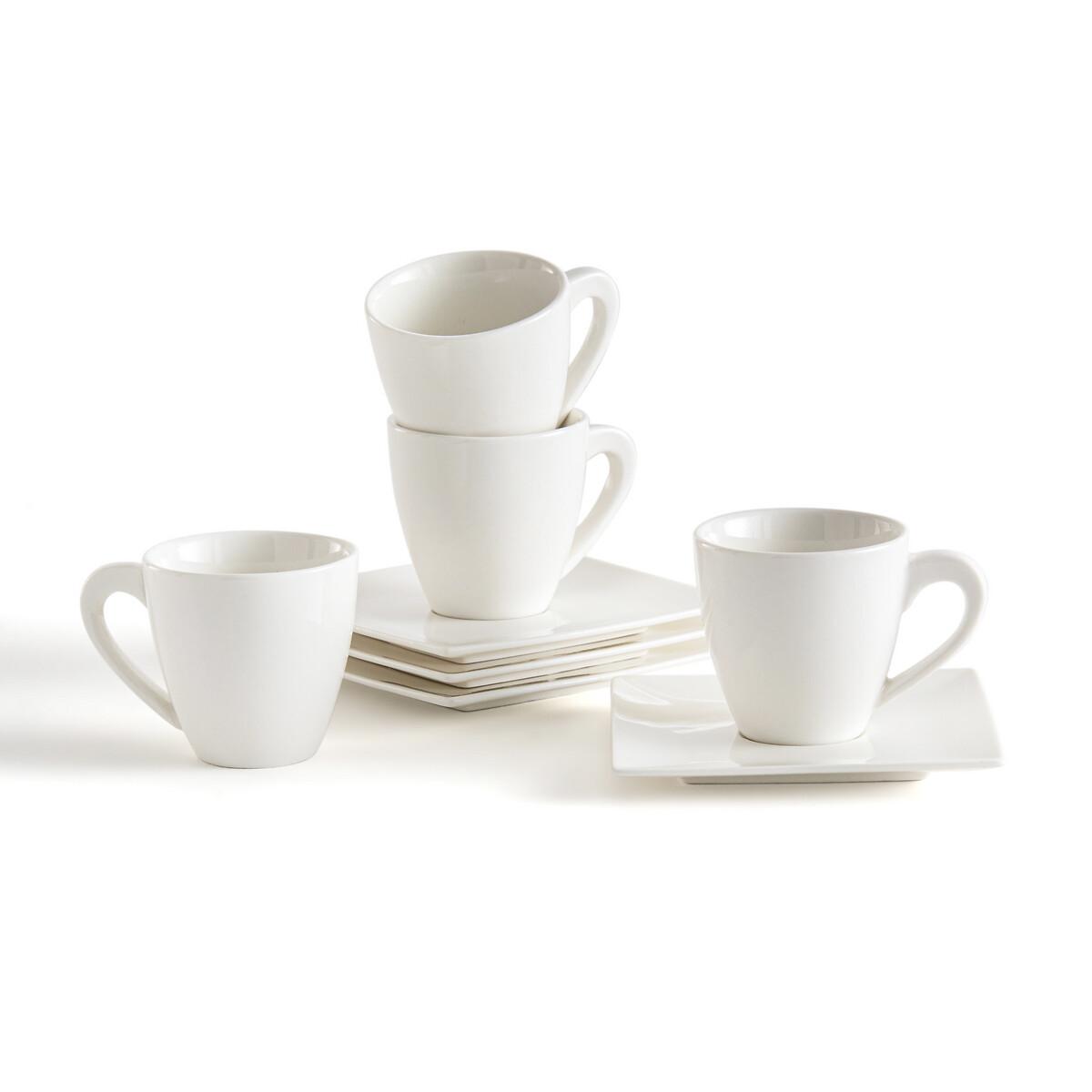 La Redoute Intérieurs Lot de 4 tasses expresso et sous-tasses Hivane  