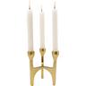 KARE Design Kerzenständer Stacky gold 15  