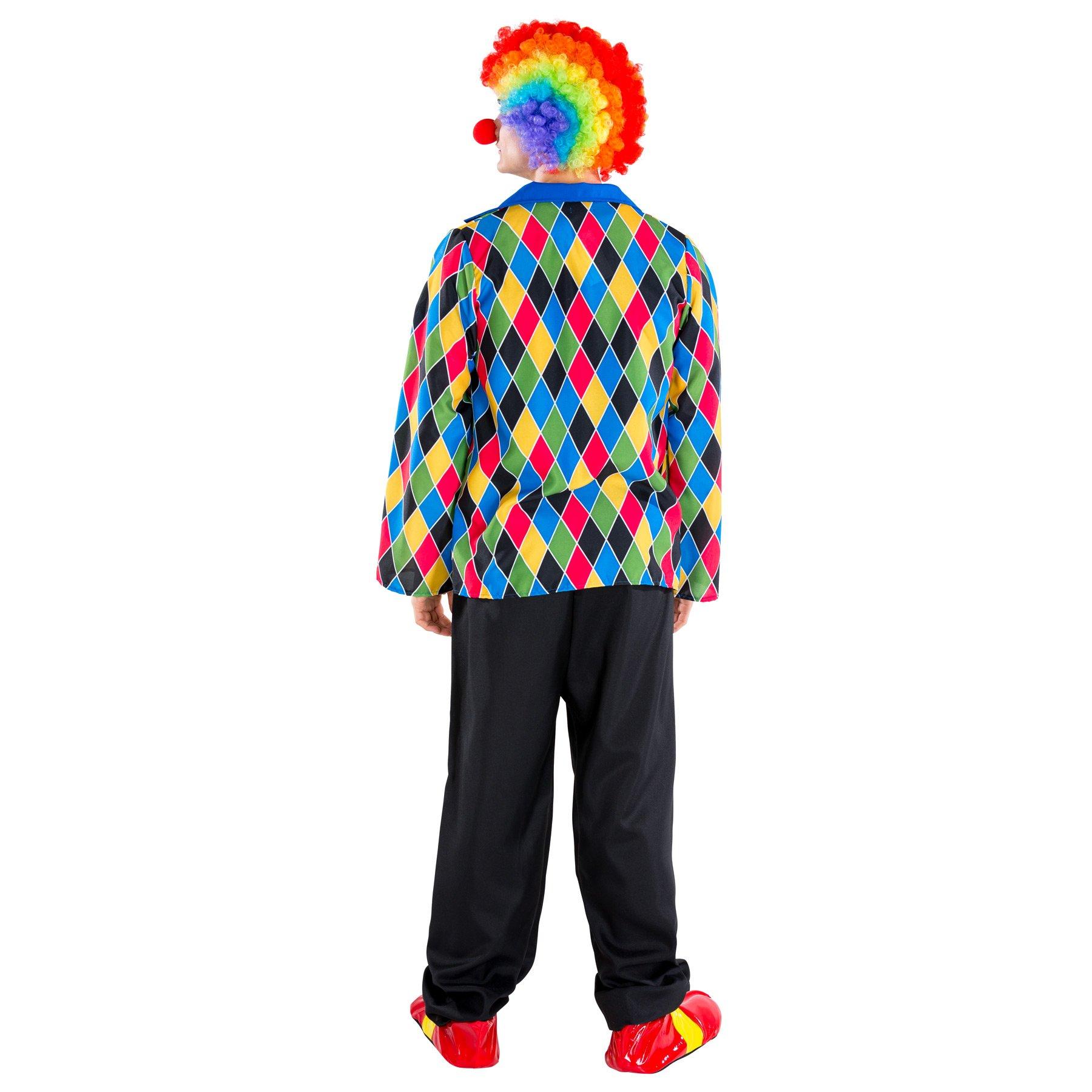Tectake  Costume da uomo - Clown Oleg 