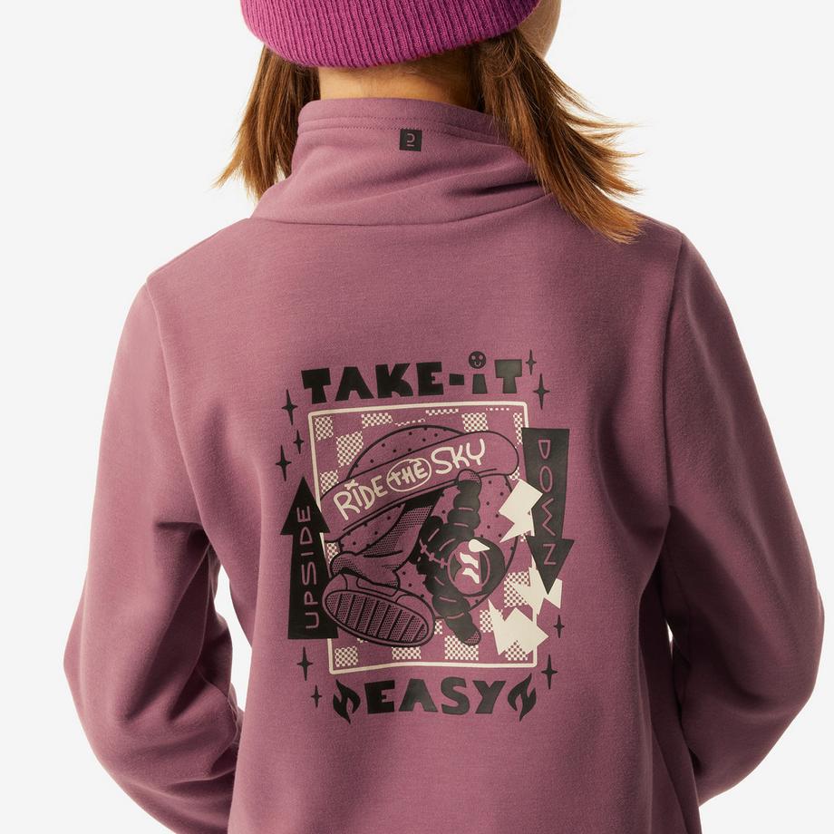 WEDZE  Felpa bambino maniche lunghe poliestere 