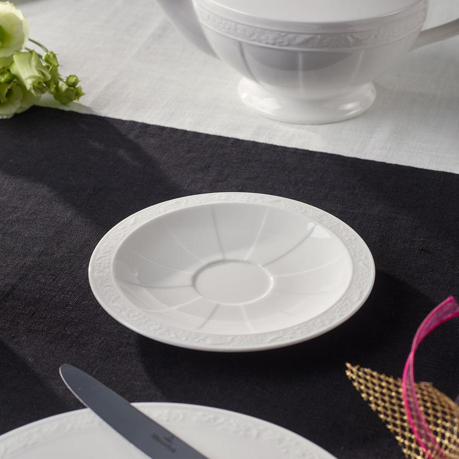 Villeroy&Boch Piattino tazza caffè/tè White Pearl  