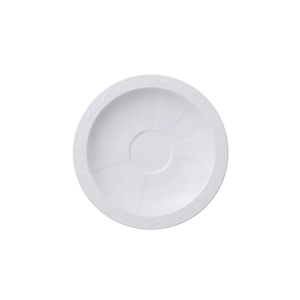 Villeroy & Boch Untertasse "Untertasse White Pearl ø 16 cm weiß"
