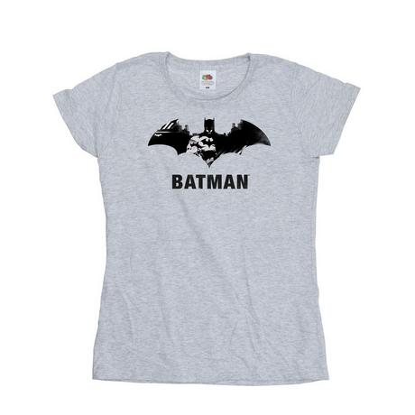 DC COMICS  Batman Black Stare Logo TShirt 