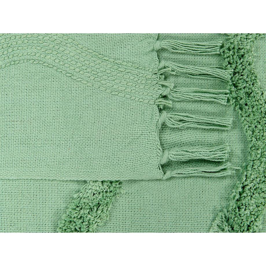 Beliani Couverture en Coton Boho Khari  