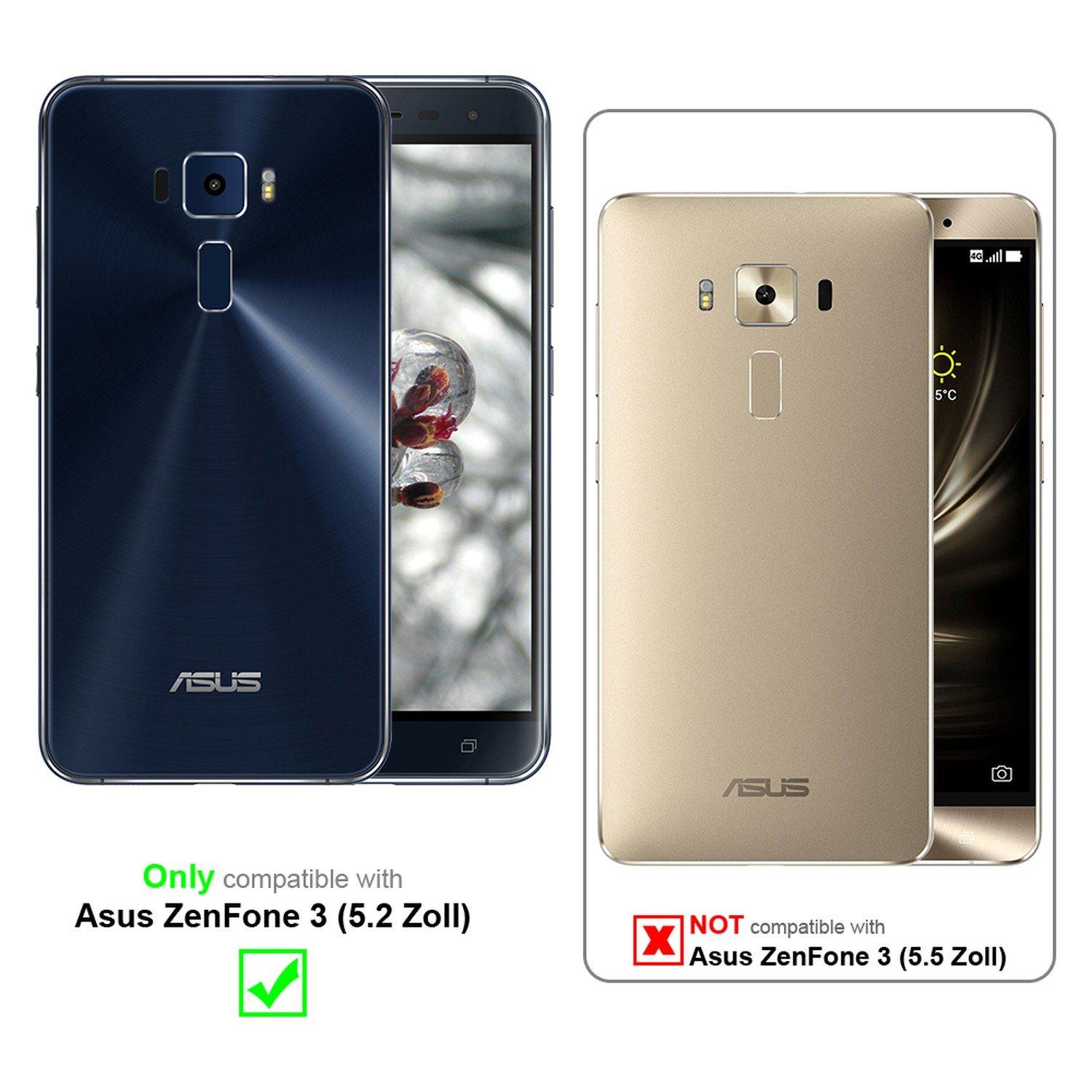 Cadorabo  Housse compatible avec Asus ZenFone 3 (5.2 Zoll) - Coque de protection au design flip avec fermeture magnétique 