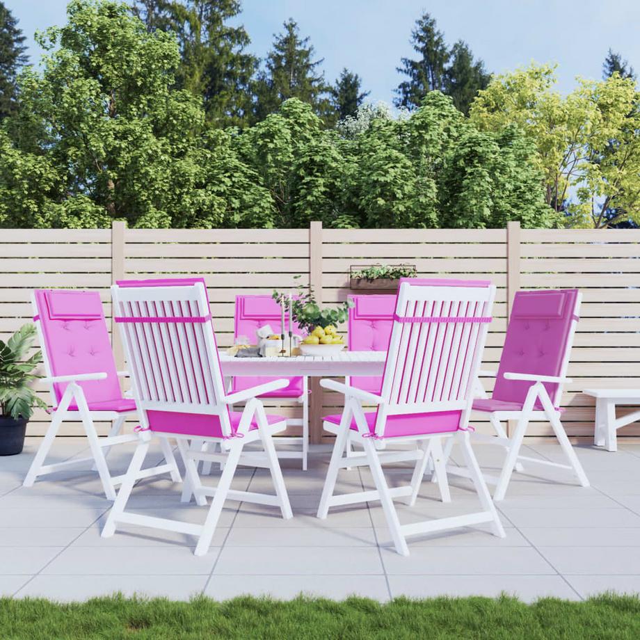 VidaXL Gartenstuhlauflage für hochlehner gewebe  