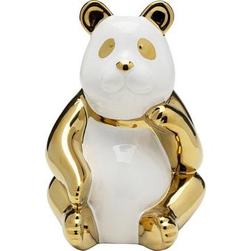 Figura decorativa panda in oro del XIX secolo