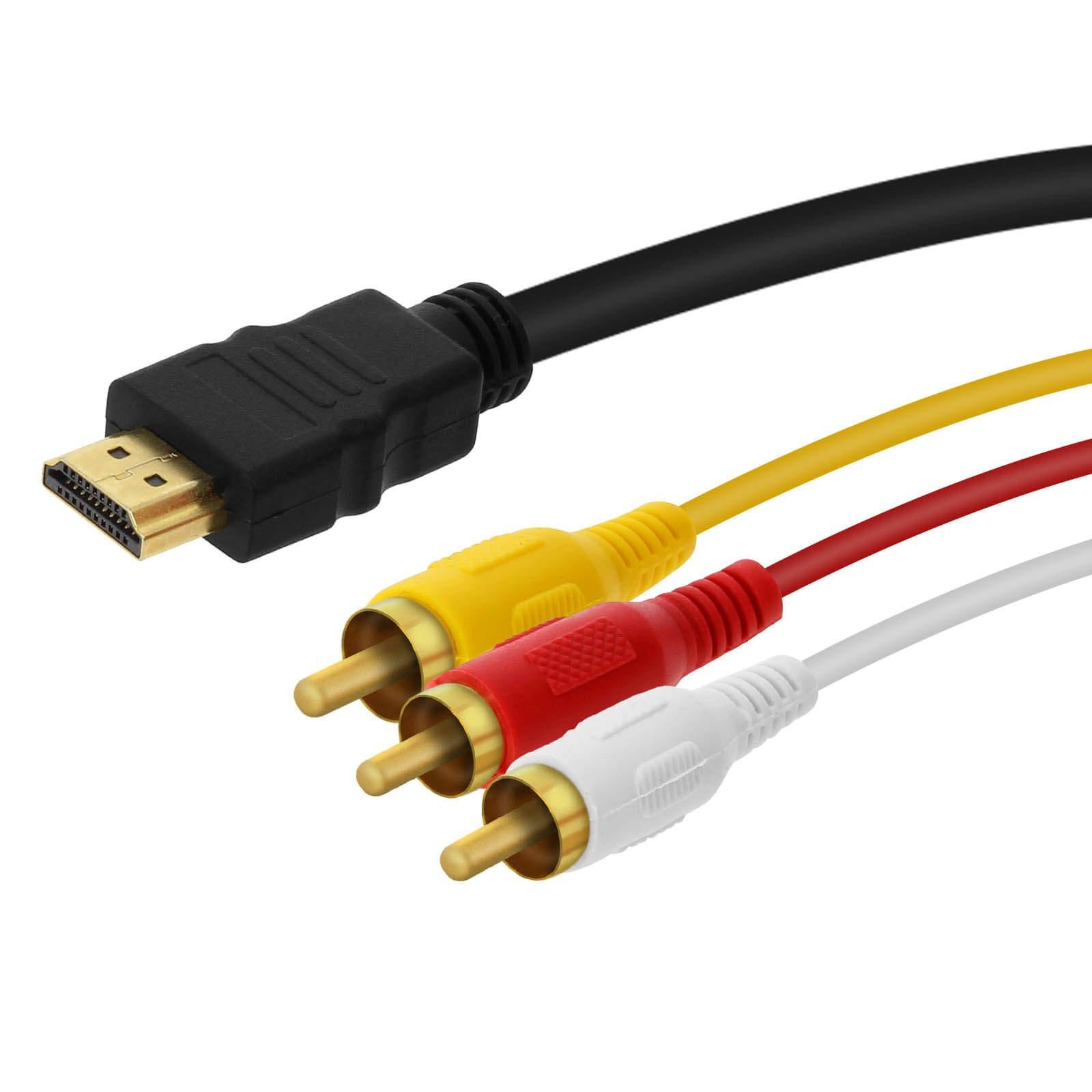 Avizar  Câble HDMI vers 3 RCA, 1.5m, LinQ 