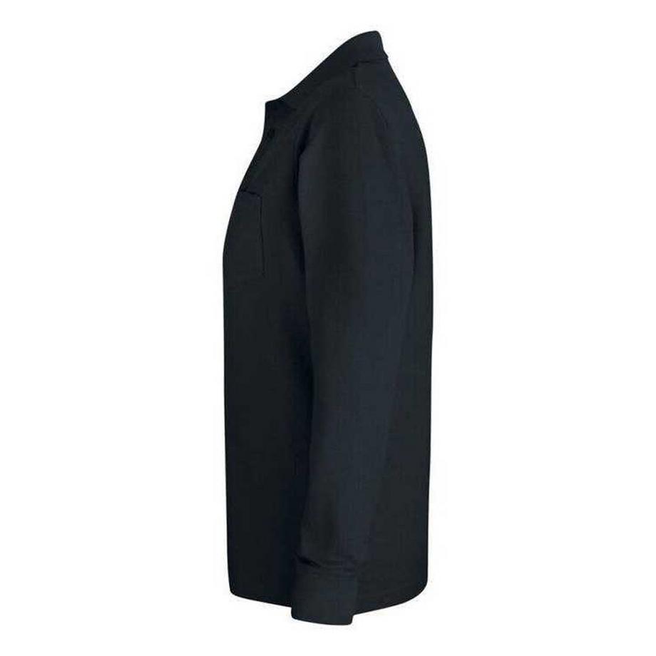 Clique Polo Manches Longues Basic avec Poche Poitrine  