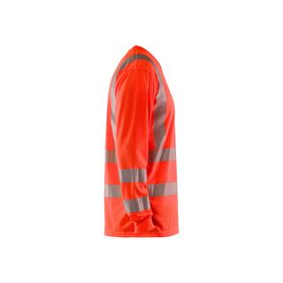 Blaklader Langarm High Visibility V-Ausschnitt T-Shirt UV-Schutz  