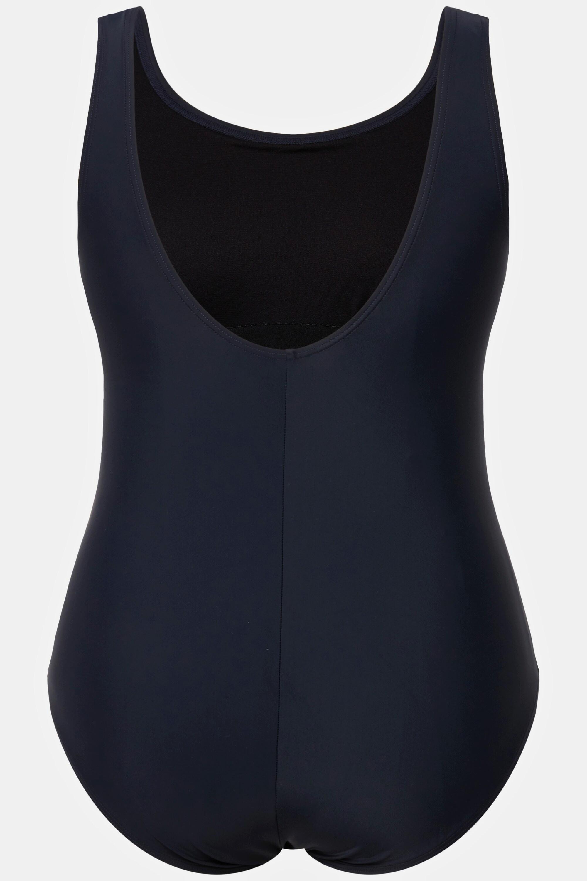 Ulla Popken Badeanzug Pipings Unterbrustband  