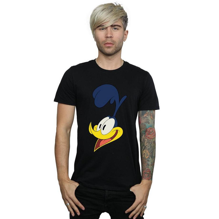 LOONEY TUNES Road Runner Head Bedrucktes T-Shirt  